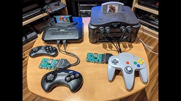 BlueRetro Switch N64 controller on real hardware, Genesis too! ESP32