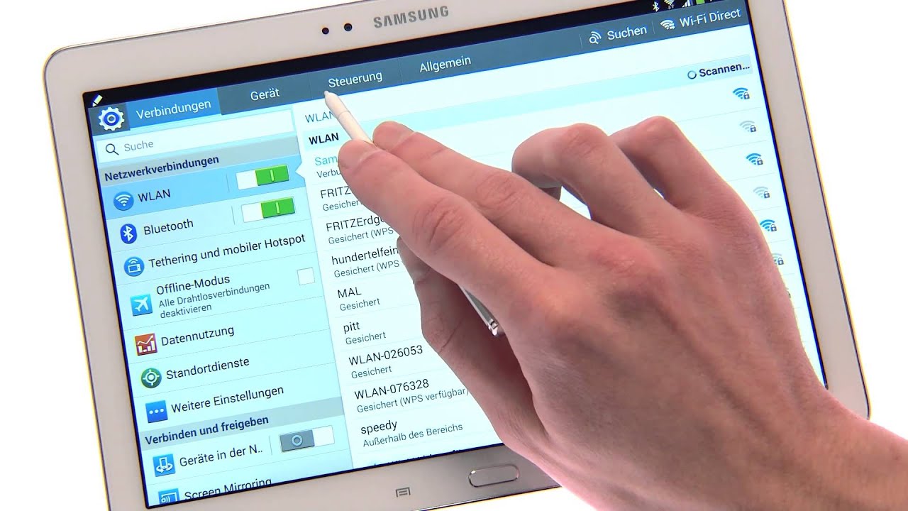 Samsung Galaxy Note 10 1 14 Edition Tutorial S Voice Und Sprachsteuerung Youtube