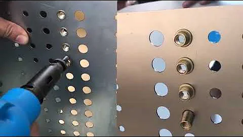 Pneumatic rivet gun for M3-M12