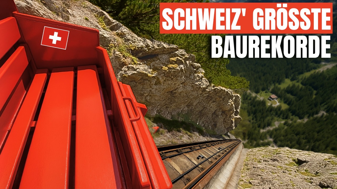 So baut NUR die Schweiz – REKORDE zwischen Gletschern und Abgründen!