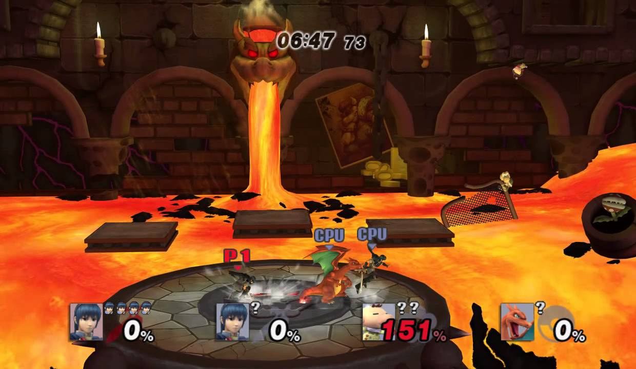 [TAS] Project M Marth vs All Star CPU Team (No Damage)