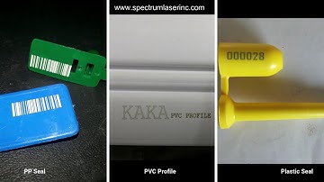 Semi Automatic plastic laser marking machine video - SPECTRUM LASER INC., #Plasticlasermarking