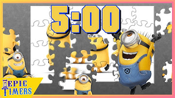 Minions 5 minute Puzzle Timer with Music!