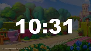 10 minutes 31 seconds [631 secs] clock timer countdown || Alarm Focus