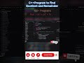 Program of Find Quotient and Remainder in C++| #youtubeshorts #ytshorts #trending #shorts#shortvideo