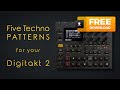 FREE Techno Patterns for your Elektron Digitakt 2 (Stock Samples only!)