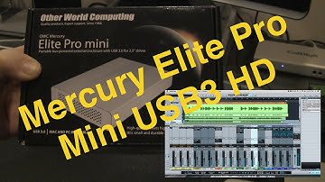 OWC Mercury Elite Pro Mini External Hard Drive Test w/ PreSonus Studio One