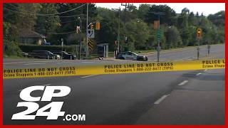 Man critically injured after shooting in North York, section of Lawrence Ave. E closed