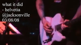 Watch Helvetia What It Did video
