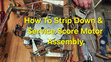 Stripping Down Gottlieb Score Motor Frame & Cam Assembly.