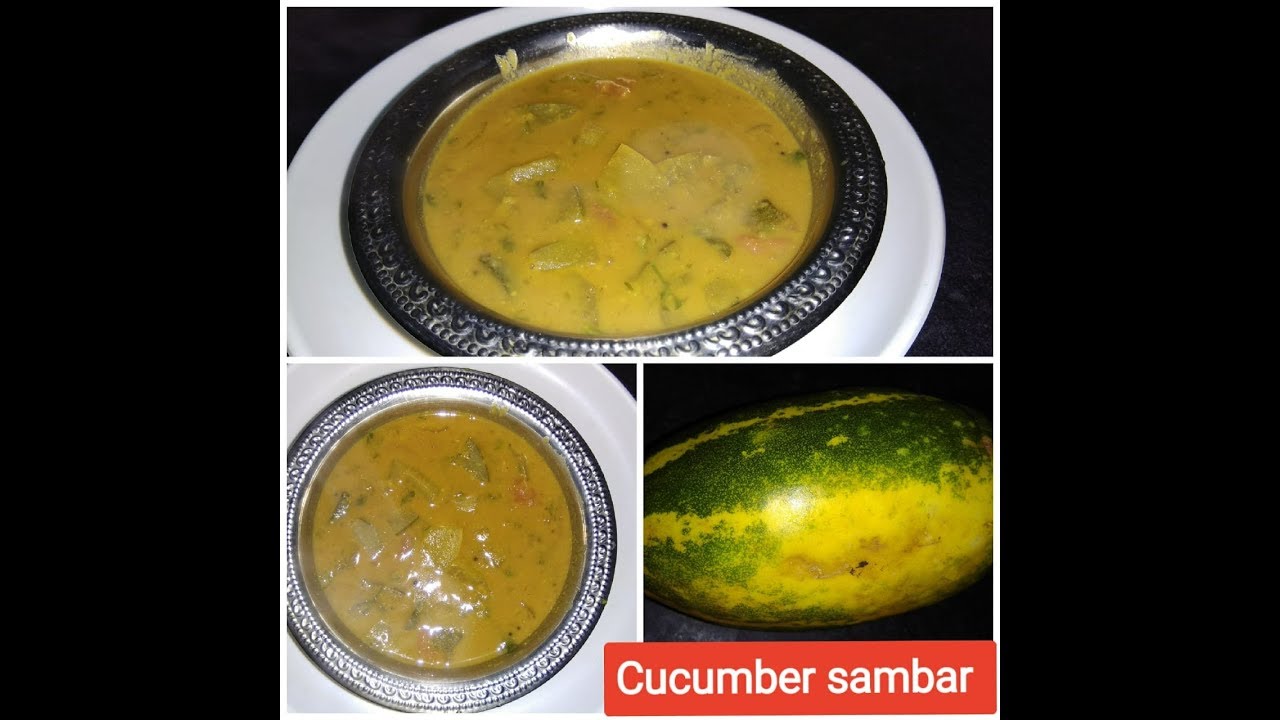 Mangalore cucumber sambar recipe || Mangalore southekayi sambar recipe ...