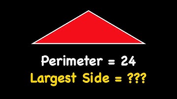 Find the Largest Side of the Triangle if It