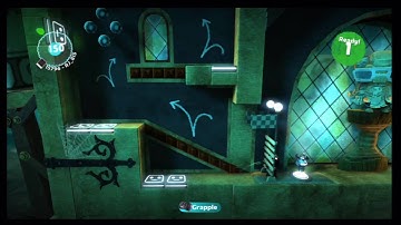 LittleBIGPlanet 2 (720p HD) Walkthrough Part 11 - Bravery Test - Revisited, Co-op & Collected All