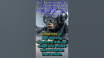 #AI #selfreplicatingAI  #NASA #NASAtechnology #nanobots #robotics #artificialintelligence