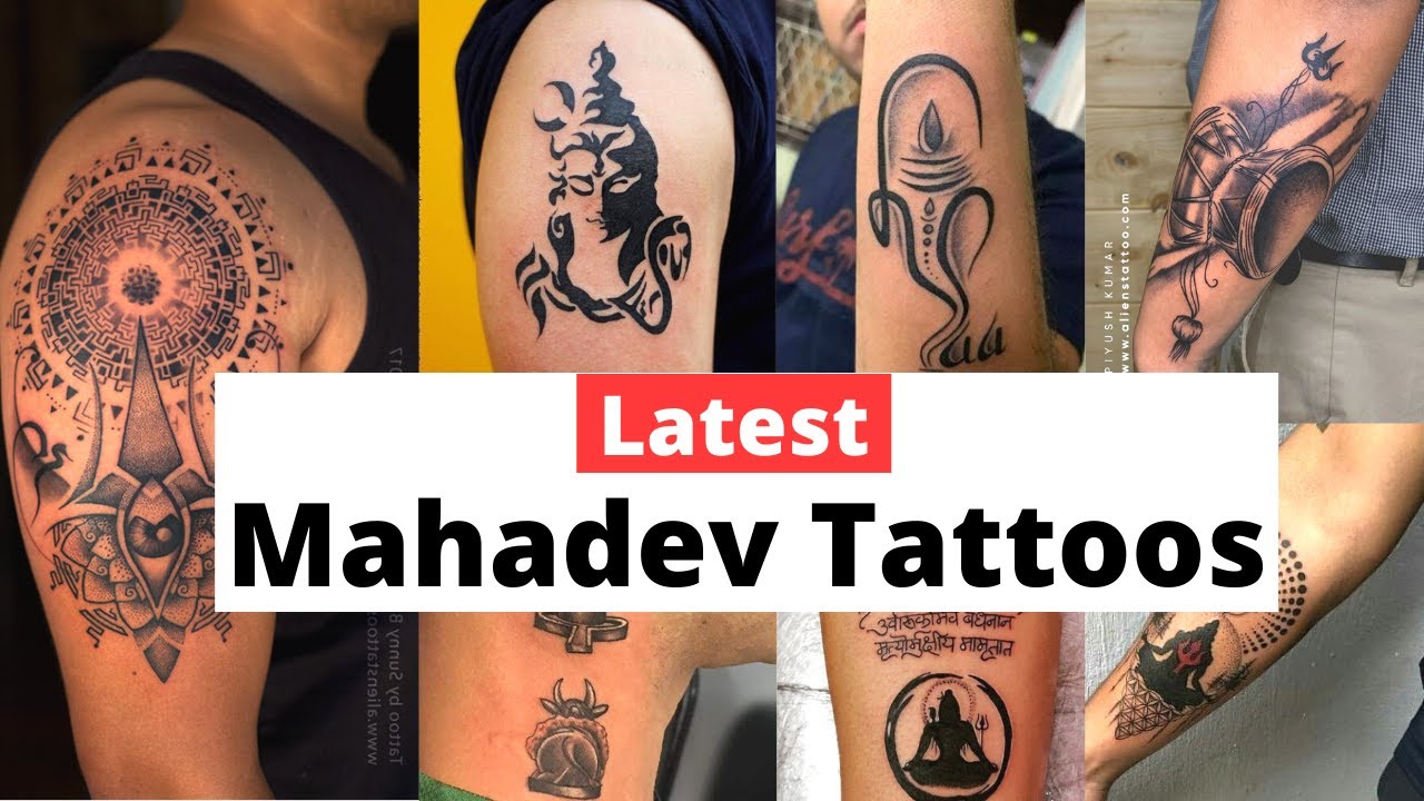 Trishul with Mahadev Tattoo Waterproof Men and Women Temporary Body Tattoo