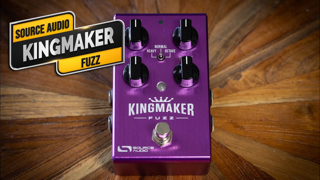 Source Audio Kingmaker Fuzz s   Purple   Reverb
