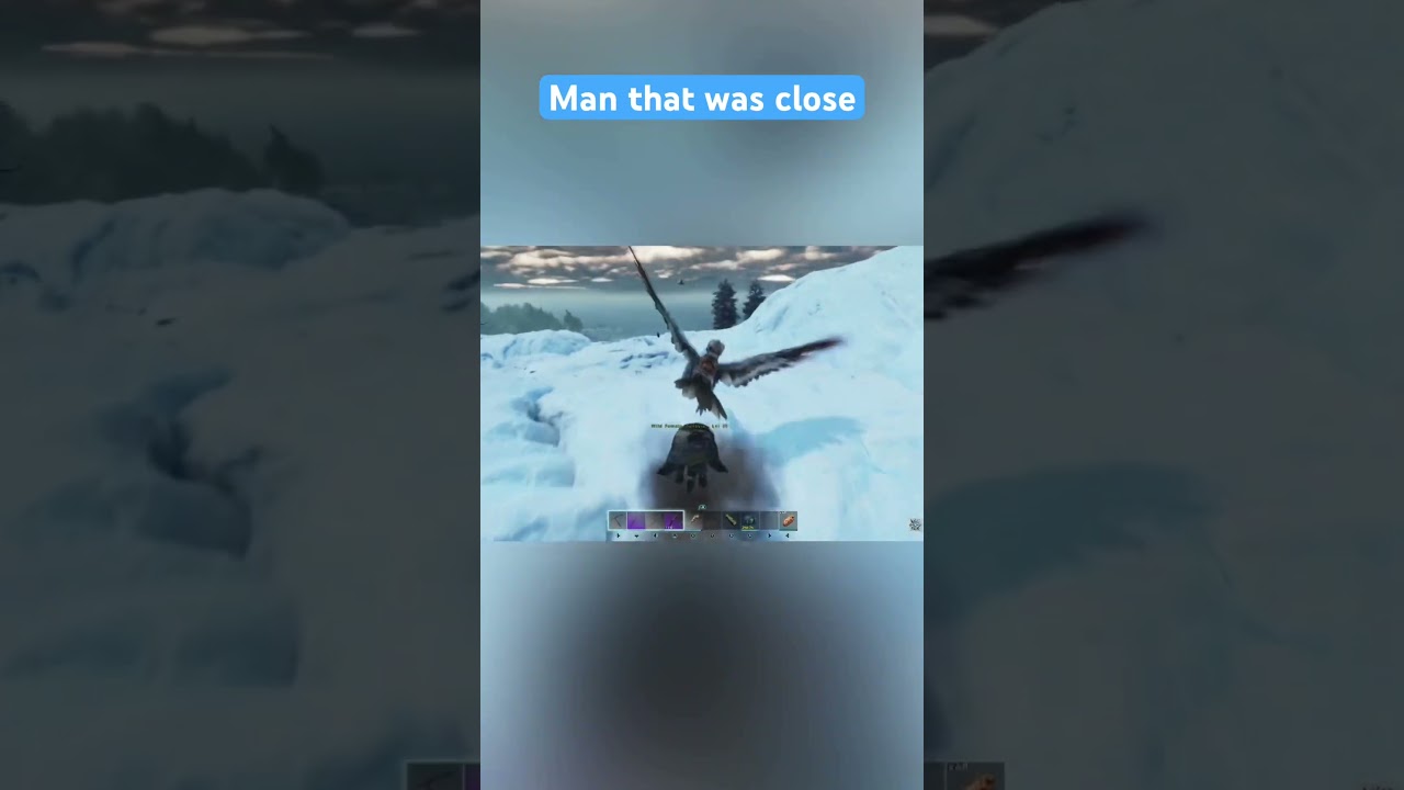 Ark Survival Ascended - close call with a purlovia…