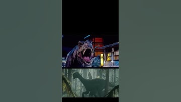 Dino vs Dino wait till the end #jurassicworld #shorts #dinosaur #edit
