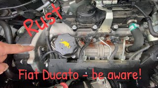 Potential Fiat Ducato Injector Rust Problems