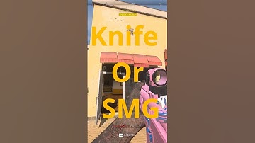 Knife Or SMG?  #cod #warzone #coddmz #warzone3 #blackops6 #dmz