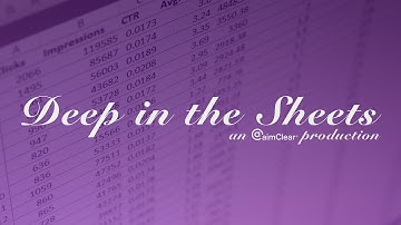 Deep in the Sheets Ep. #14: How to Wow with CTR vs. CVR PPC Scatter Plots
