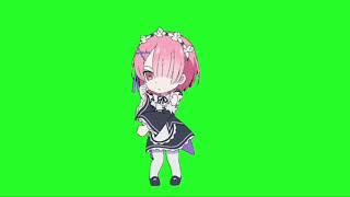 DANCING RAM - Green Screen Anime