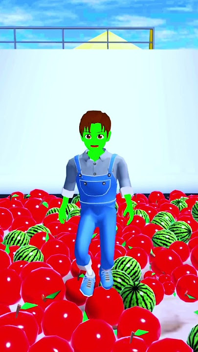 One Two Three 🤪 Learn Number 🤣 With Slide 🙄 #sakuraschoolsimulator #shortsfeed #shorts