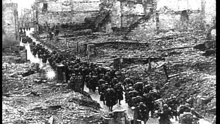 French soldiers prepare for a battle and place war weapons in Verdun, France. HD Stock Footage