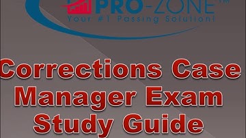 Corrections Case Manager Exam Study Guide