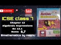 Active Mathematics class 7, Chapter 12, Algebraic Expressions, Ex 12.1 Sums 6,7