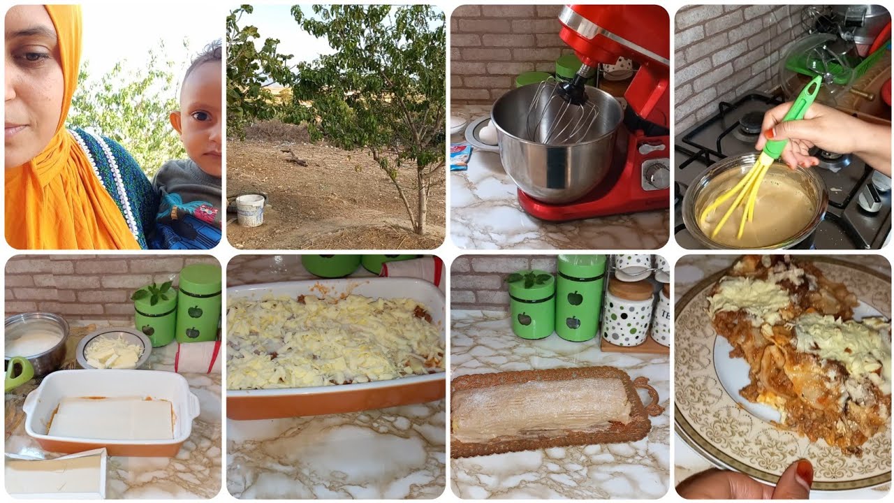 كلمة حق لبرشا ناس😍..عشاء و سهرية ليلة السبت❤️..مع وصفة لازنيا 🥪و سويس رول 😋😋