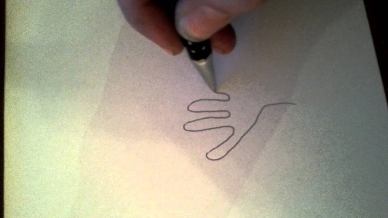Wie malt man eine Hand - YouTube Wie malt man eine Hand - YouTube