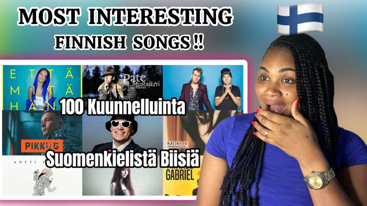 Reaction To 100 MOST LISTENED TO FINNISH SONGS ON SPOTIFY 🇫🇮