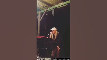Thumbnail of @tonesandi sings "Dance Monkey" while busking before fame (#shorts)