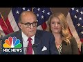 Fact Checking Giuliani And Trump Campaign Legal Team's Allegations Of Voter Fraud | NBC News NOW