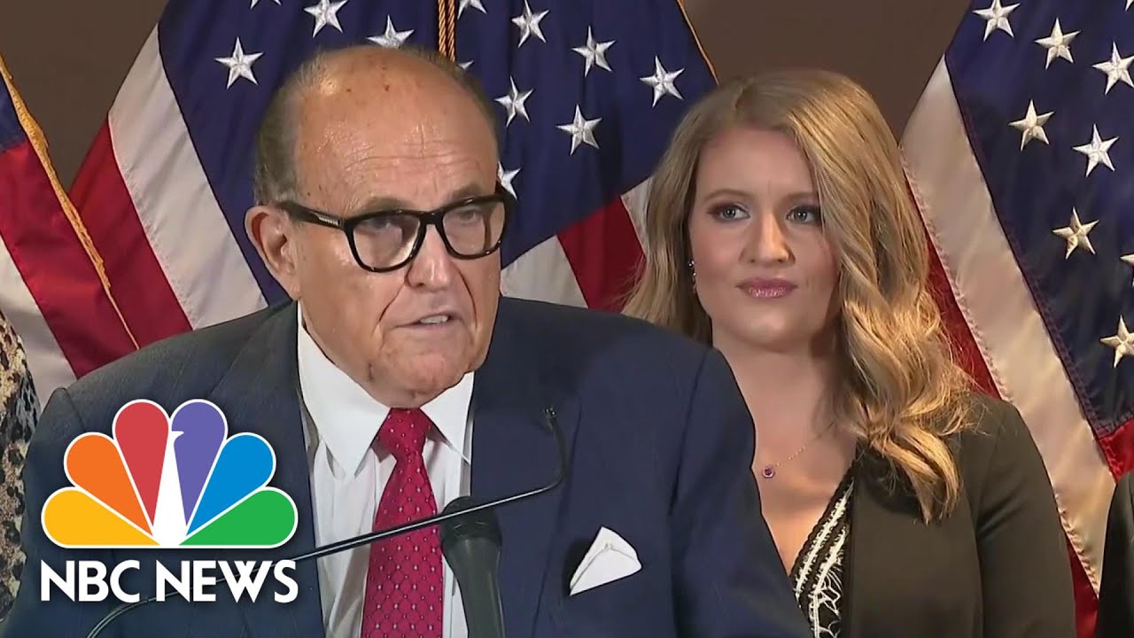 Fact Checking Giuliani And Trump Campaign Legal Team's Allegations Of Voter Fraud | NBC News NO