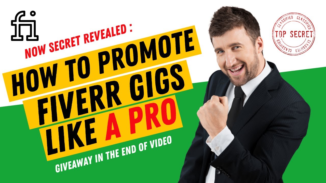 New Trick On How To Promote Your Fiverr Gig Like A Pro - YouTube