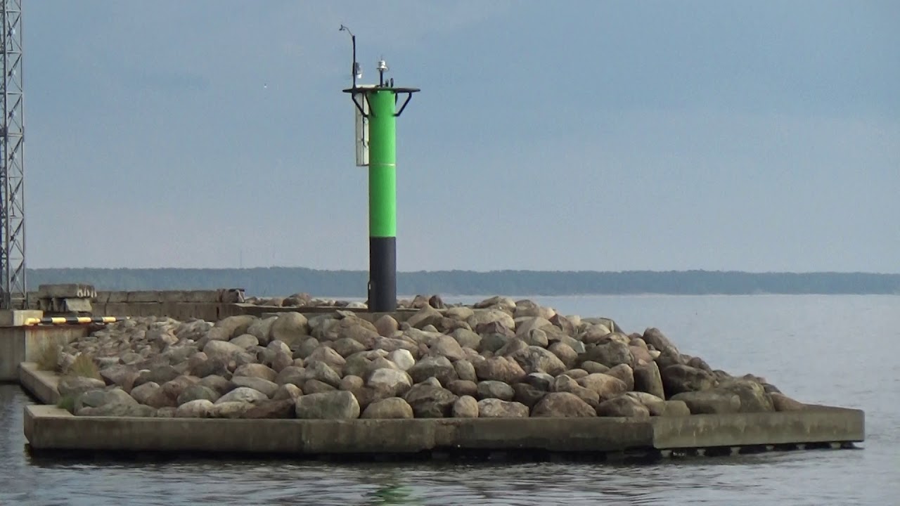 Маяки морских ворот порта Скулте. 1 сентября 2018