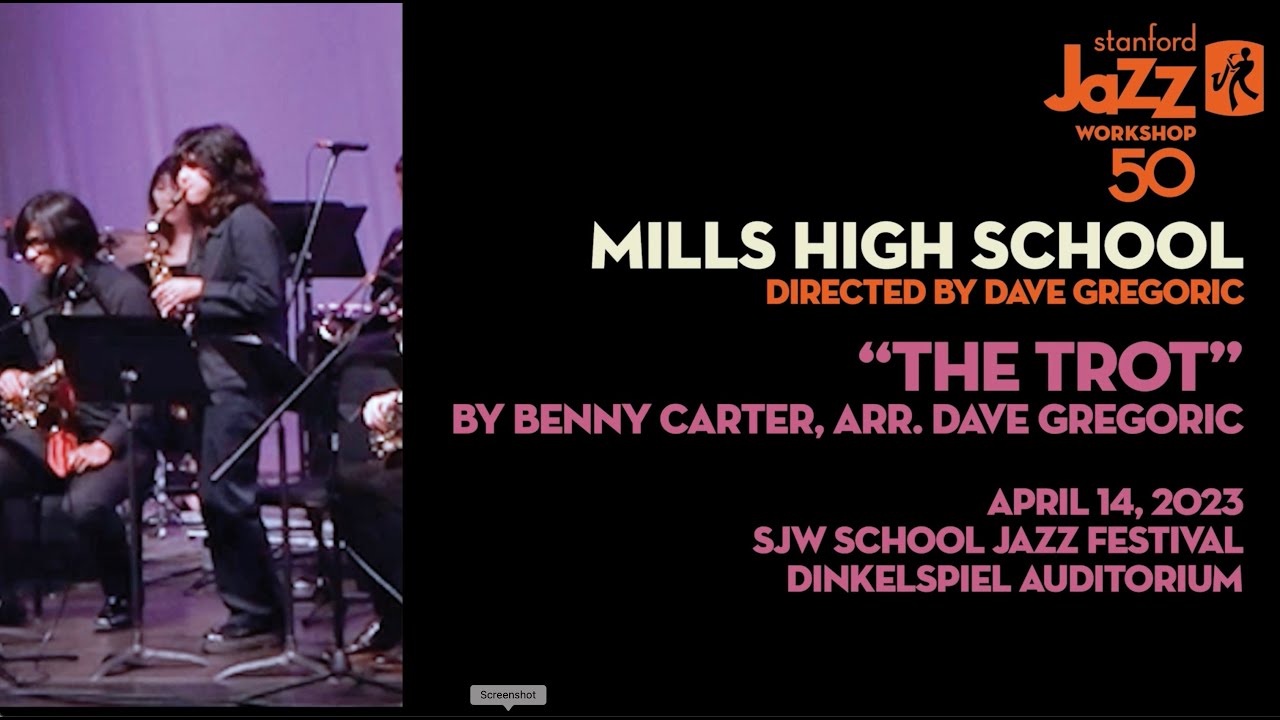Mills High School Jazz Band performs "The Trot"