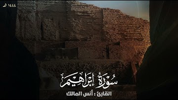 تلاوة سورة إبراهيم للقارئ أنس المالك من ليالي رمضان لعام ١٤٤٤ بجامع الرفيعة ببريدة