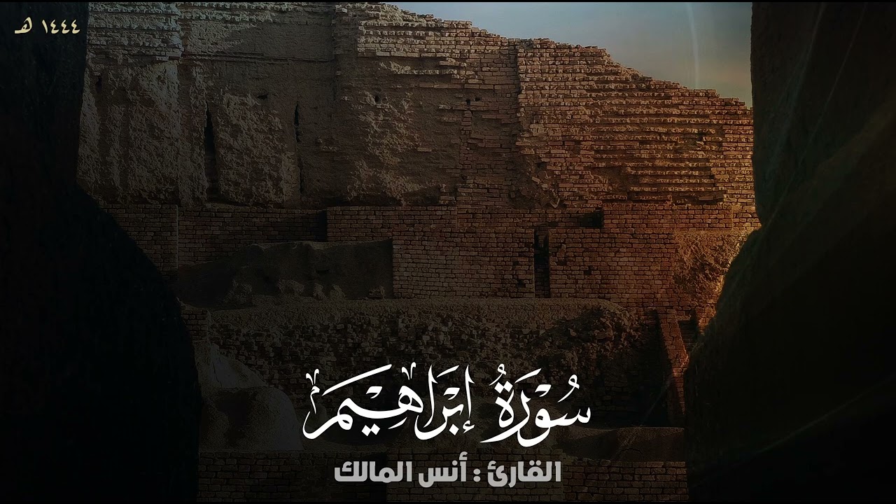 تلاوة سورة إبراهيم للقارئ أنس المالك من ليالي رمضان لعام ١٤٤٤ بجامع الرفيعة ببريدة