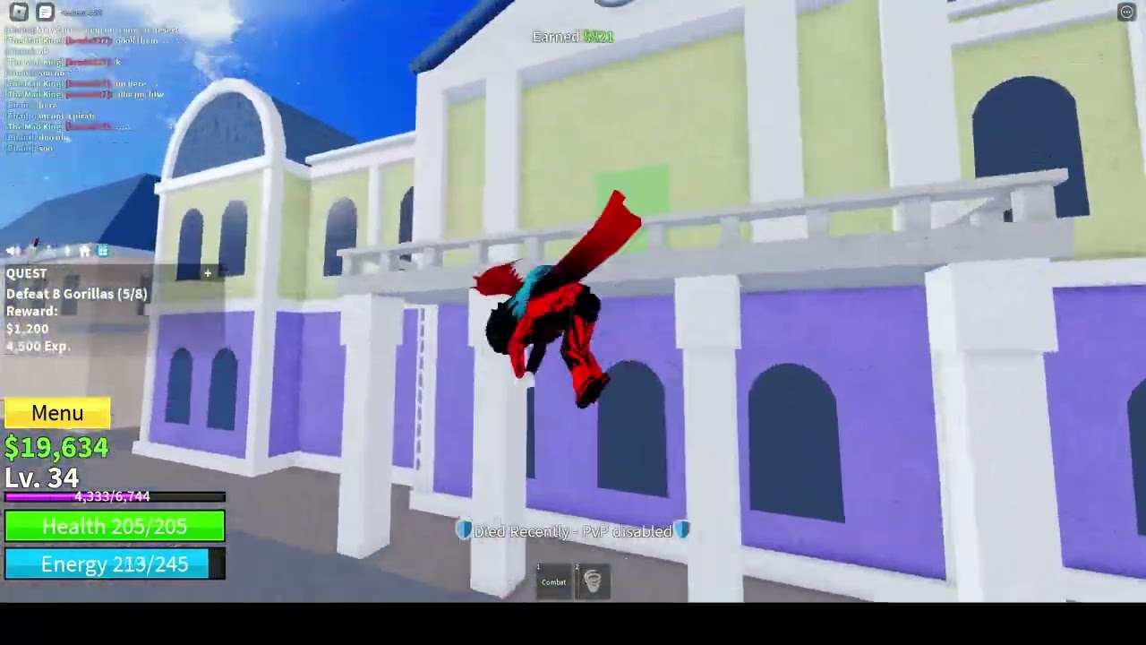 Epic Fail: Roblox Noob's Brutal Encounter with Blox Fruits