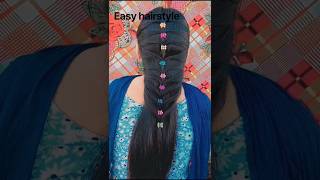 easy hairstyle # viral hairstyle # instagram reels # viral video # makeup tutorial # #reelscreator
