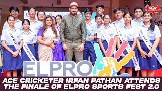 Ace Cricketer Irfan Pathan Attends The Finale of Elpro Sports Fest 2.0