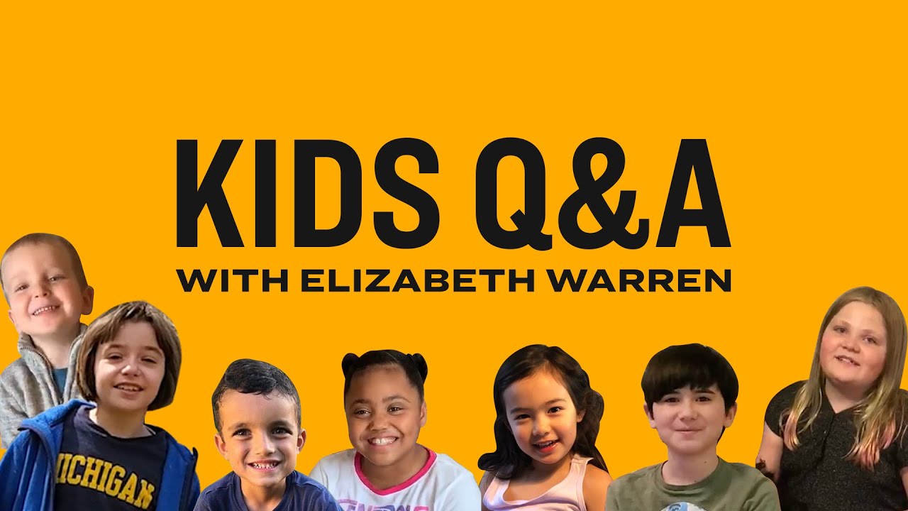 Kids Q&A #1 | Senator Elizabeth Warren Answers Questions About Coronavirus