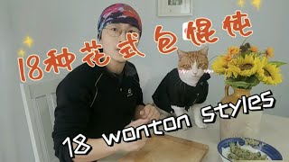 十八种花式馄饨包法How to make wonton in 18 styles