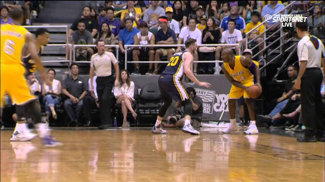 Kobe Bryant Returns to the NBA with a Three!