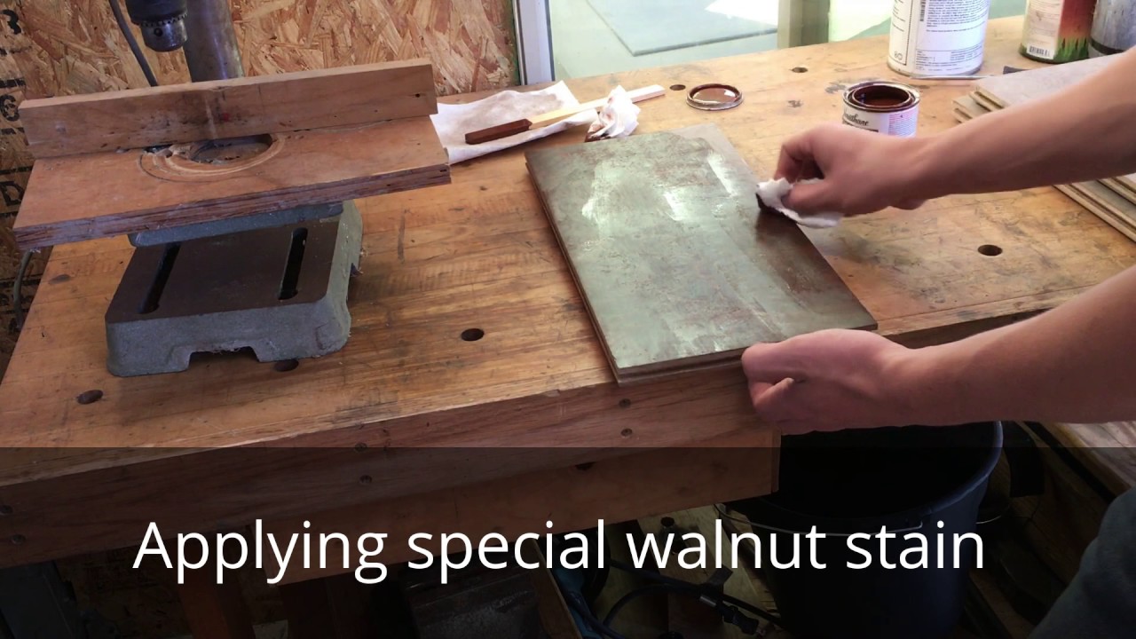 french polishing walnut burl YouTube