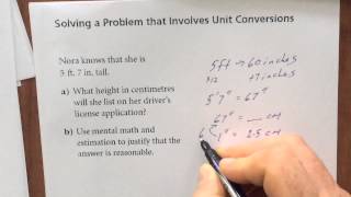 Solving a problem using unit conversion Profile