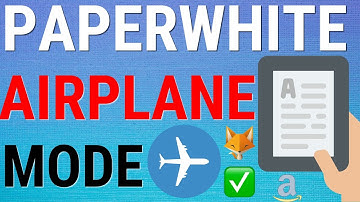 Kindle Paperwhite: Turn Airplane Mode On & Off